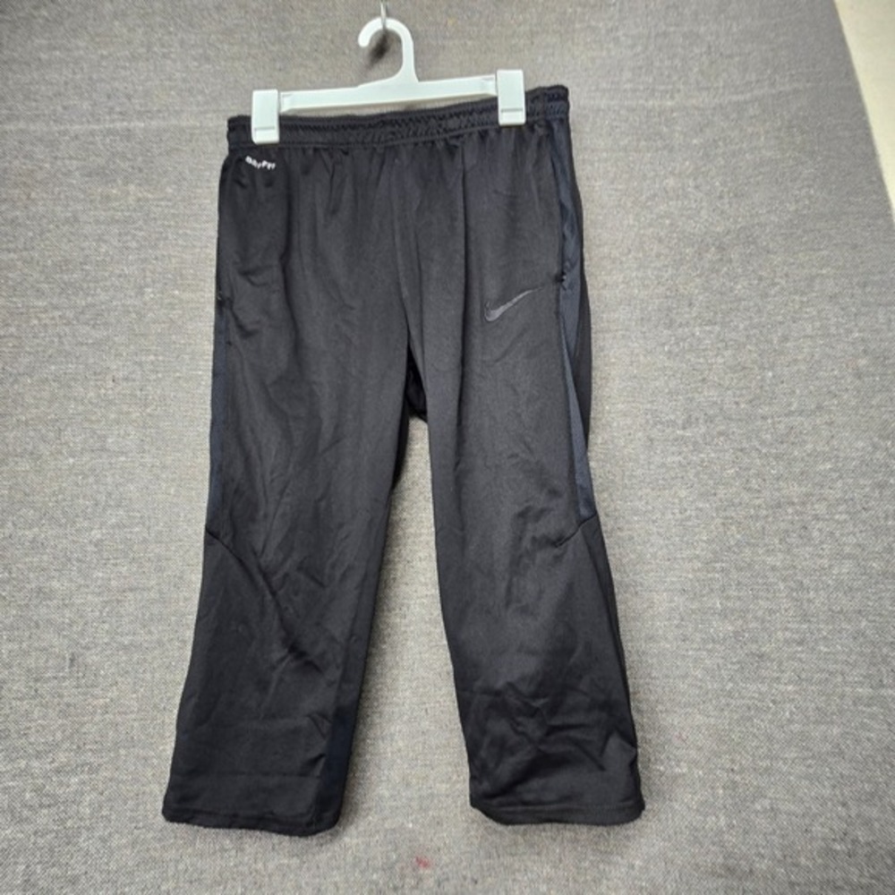 Nike Dri-FIT Mens Black Athletic‎ Training Pants Zipper Pockets RN 56323 Size M
